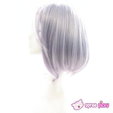 Hivava Cosplay [Touken Ranbu Honebami Toushirou] Silver Light Purple Short Wig