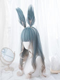 Hivava Pastel Mixed Color Lolita long Curl Wig