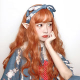 Hivava Lolita Pumpkin Long Curly Wig