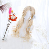 Hivava Lolita Light Blonde Mid Length Curly Wig