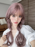 Hivava Casual Series Ash Pink Curly Wig