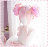 Hivava Lolita Two Buns Mixed Color Wig