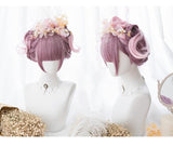 Hivava Pink Gradient Lolita Long Curl Wig