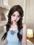 Hivava Casual Series Natural Brown Long Curly Wig