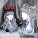 Hivava Grey Blue Fairy Princess Wig