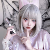 Hivava Kim Angel Harajuku Lolita Bobo Silver Wig