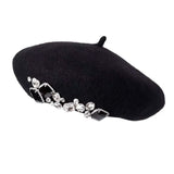 Hivava French Girl Rhinestone Beret