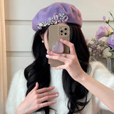 Hivava French Girl Rhinestone Beret