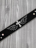 Hivava Gothic Cross Embellished Belt