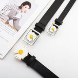 Hivava Indie Aesthetic Chamomile buckle belt