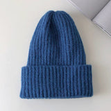 Hivava New Candy Colors Winter Hat Women Knitted Hat Warm Soft Trendy Hat Kpop Style Wool Beanie Elegant All-match Hat