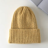 Hivava New Candy Colors Winter Hat Women Knitted Hat Warm Soft Trendy Hat Kpop Style Wool Beanie Elegant All-match Hat