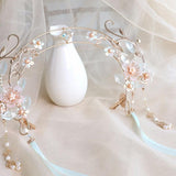 Hivava Maiden of the Mist and Sunrise Fairycore Cottagecore Princesscore Crown Hair Accessory