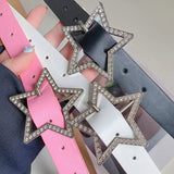 Hivava Star Buckle Rhinestone Belt