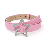 Hivava Star Buckle Rhinestone Belt